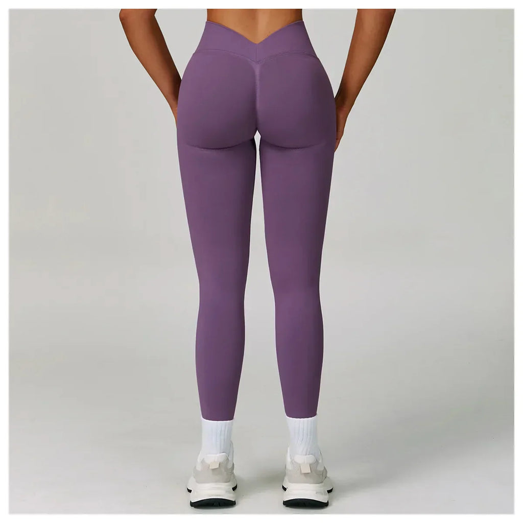 Seamless Butt-Lifting Leggings - High-Waist Stretch Yoga Pants