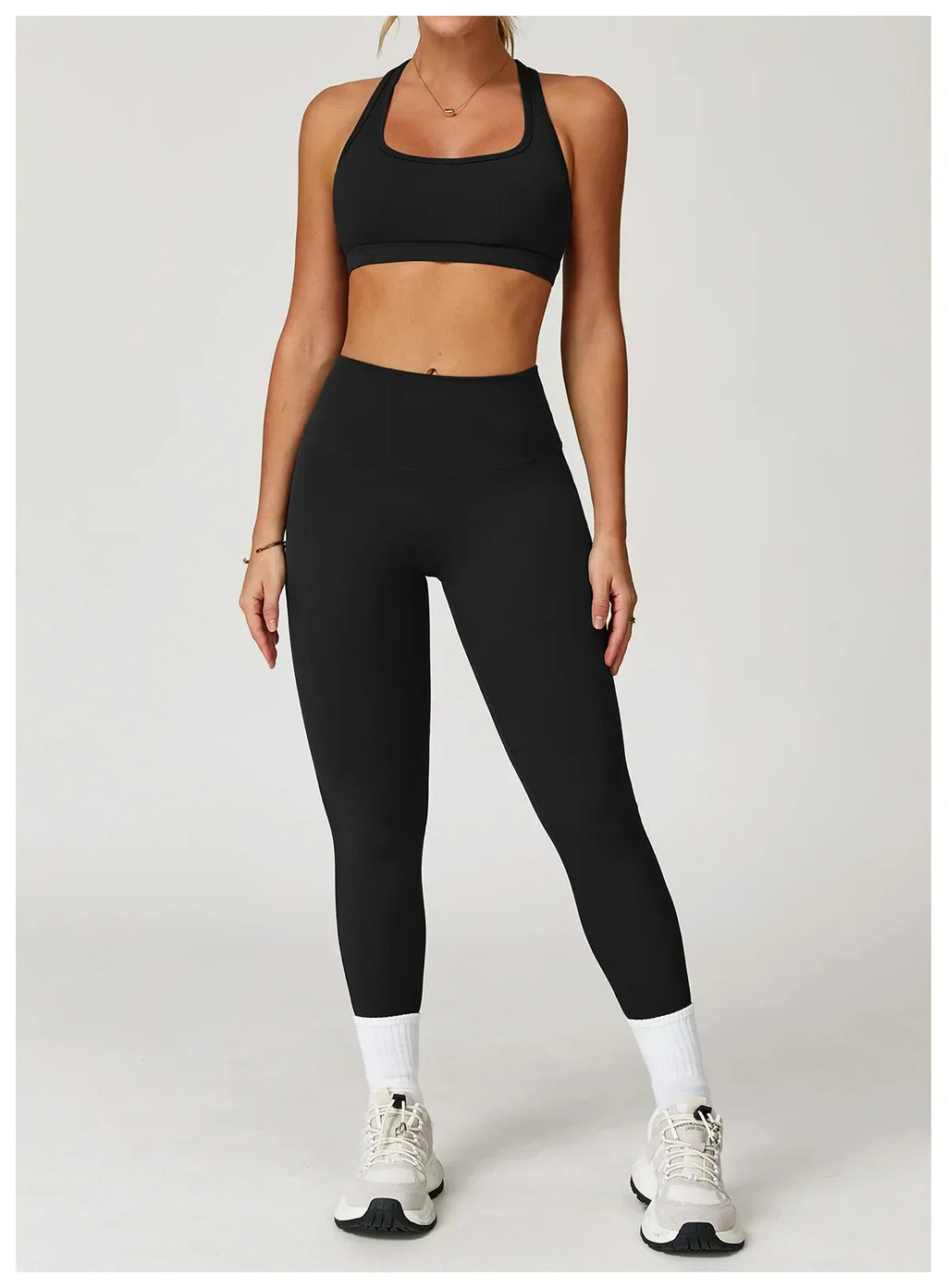High-Waist Yoga Leggings - Breathable Running Tights