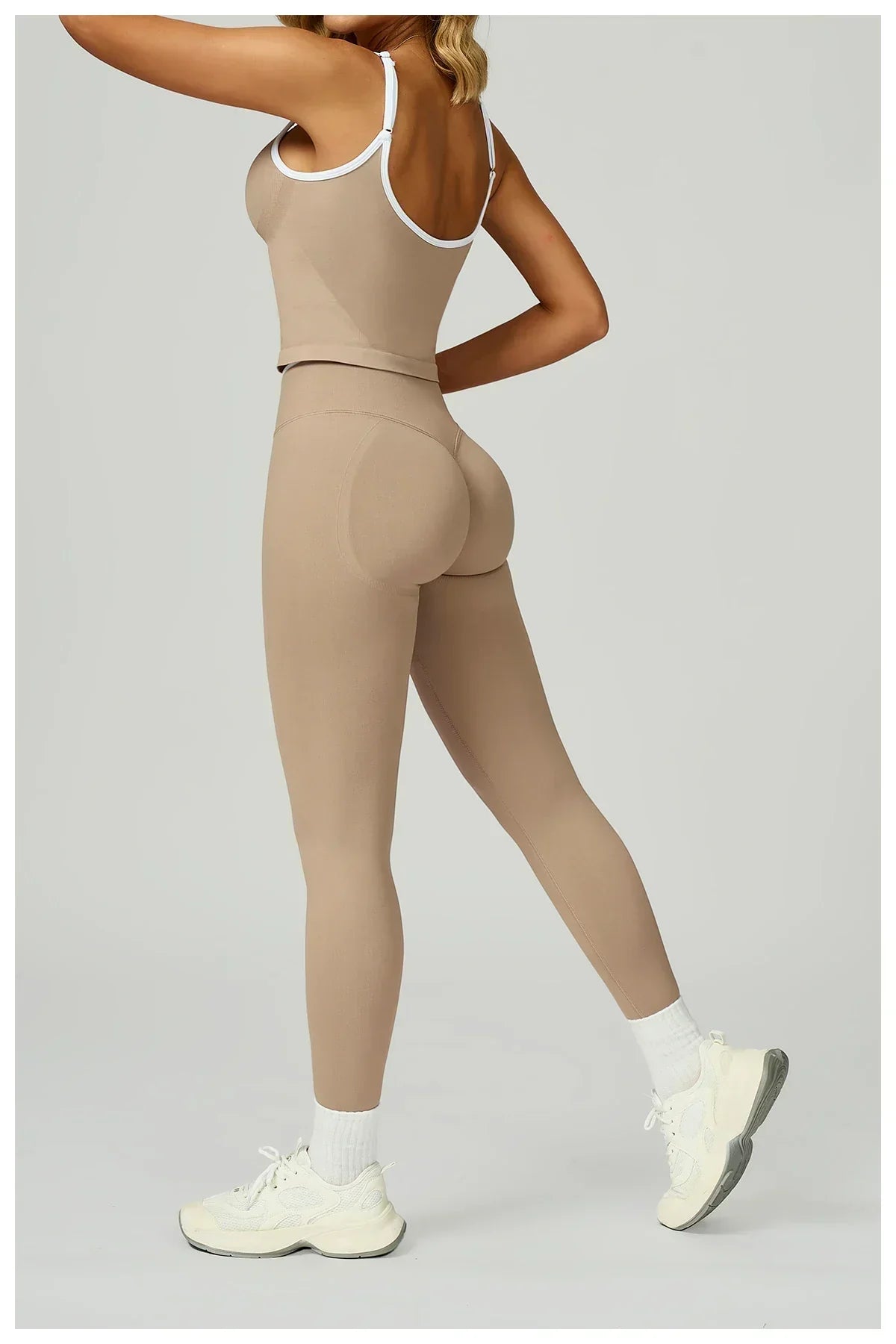 Seamless Padded Fitness Vest - Shockproof Pilates Bra