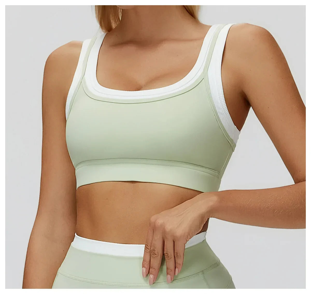 Shockproof Push-Up Sports Bra - Breathable Running Vest