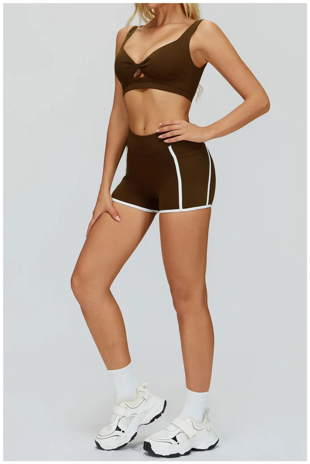 Backless Push-Up Sports Bra - Women's Athletic Crop Top