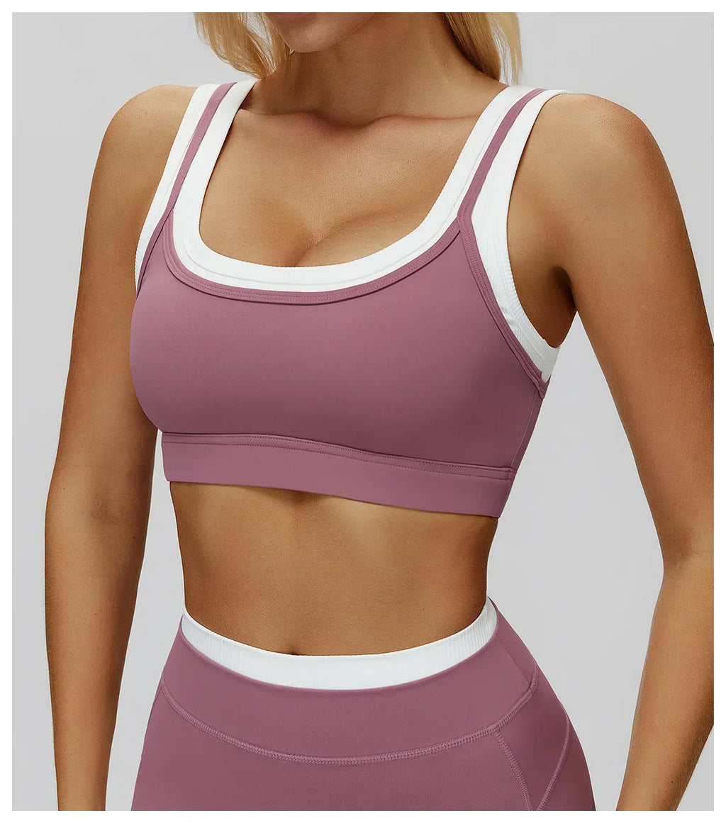 Shockproof Push-Up Sports Bra - Breathable Running Vest