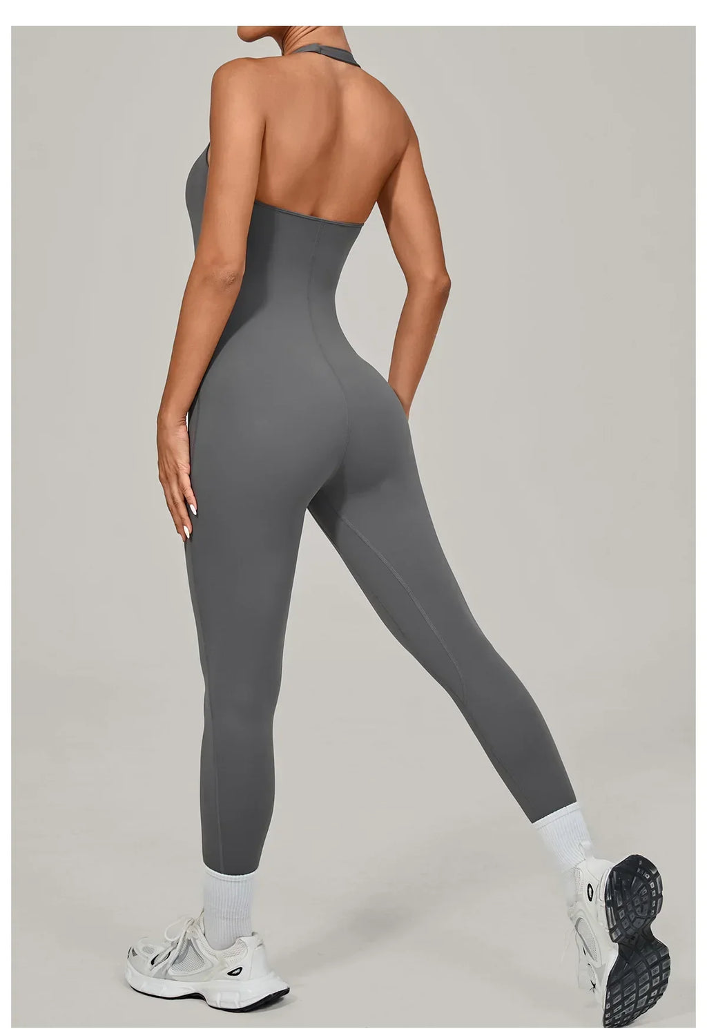 Push-Up Yoga Overalls - Women's Fitness Jumpsuit Set