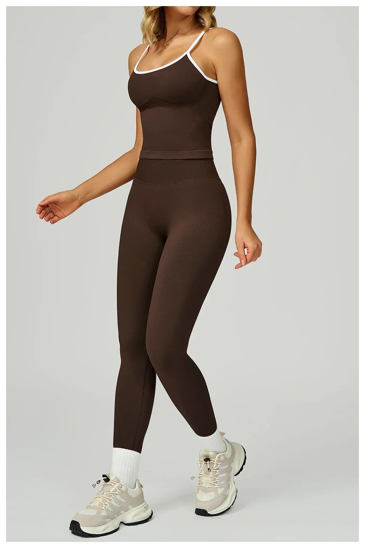 Seamless Padded Fitness Vest - Shockproof Pilates Bra