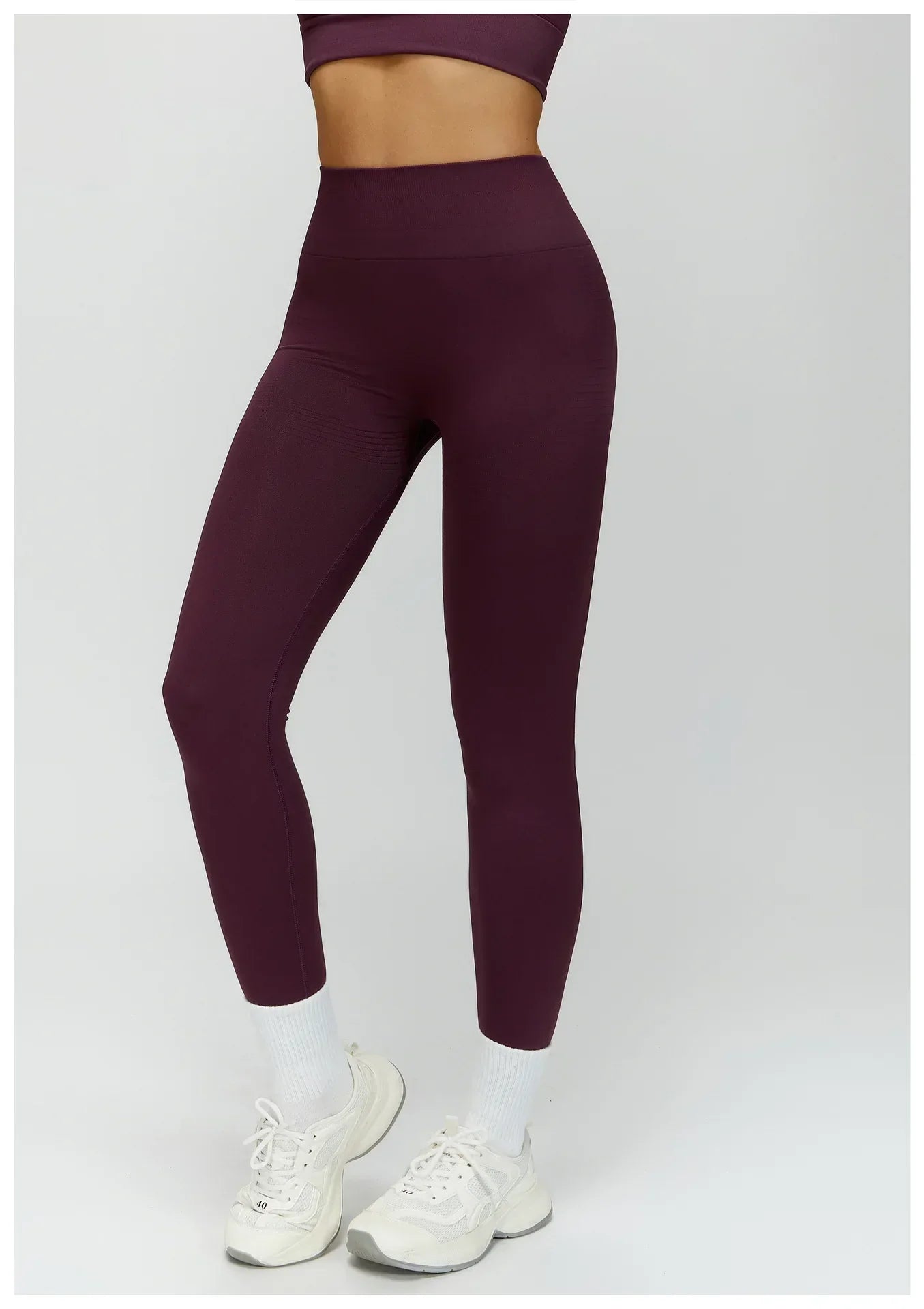 High-Waist Push-Up Leggings - Breathable Yoga & Running Tights