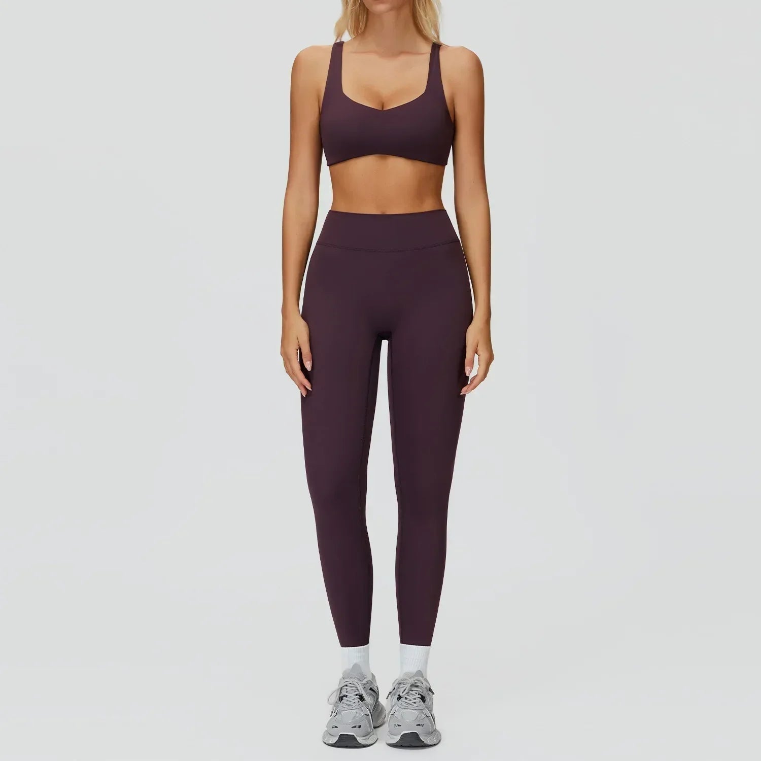 2-Piece Yoga Set - Women's Gym & Running Sportswear