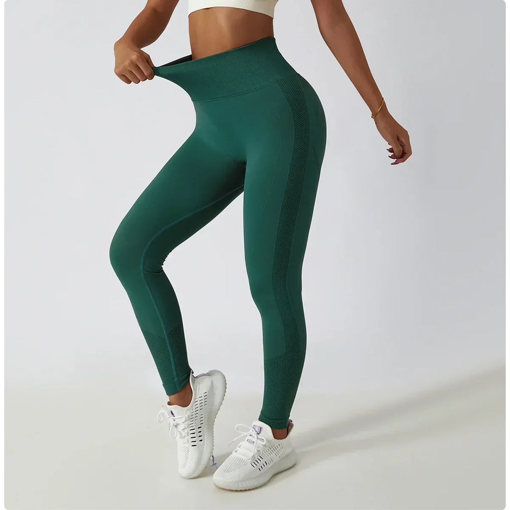 Seamless Scrunch-Butt Leggings - High-Waist Push-Up Yoga Pants