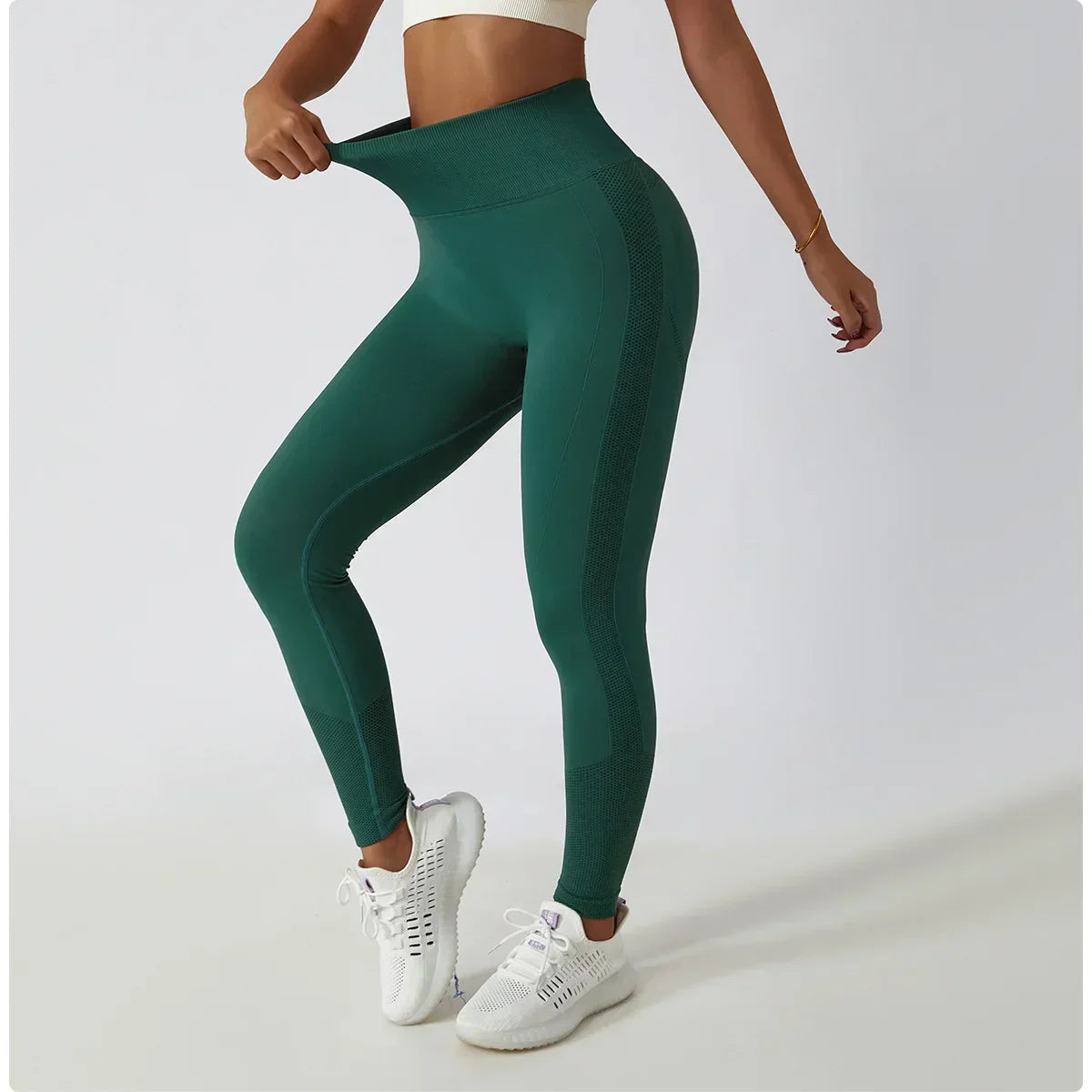 Seamless Scrunch-Butt Leggings - High-Waist Push-Up Yoga Pants