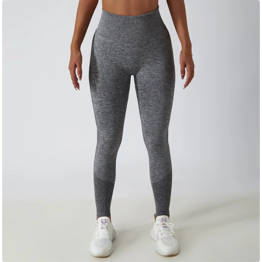 Seamless Scrunch-Butt Leggings - High-Waist Push-Up Yoga Pants