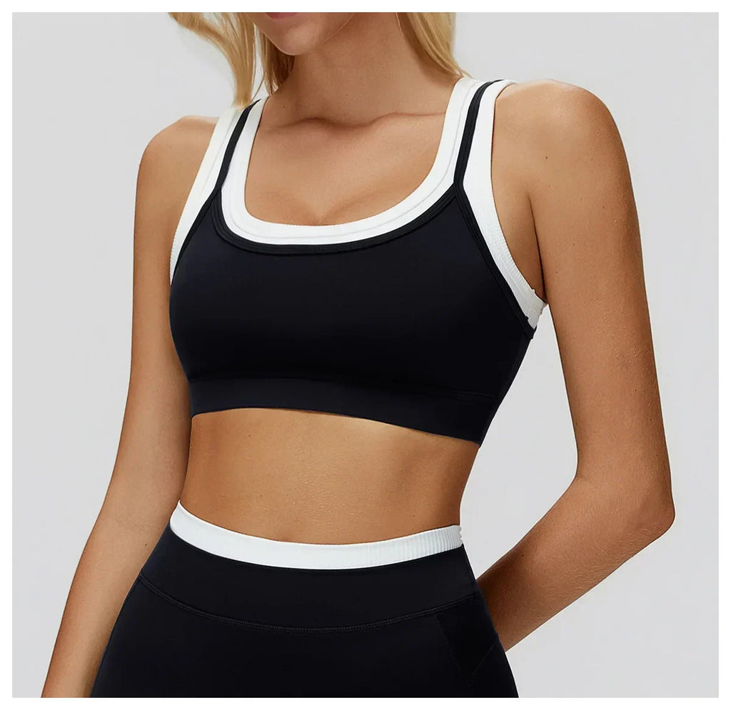 Shockproof Push-Up Sports Bra - Breathable Running Vest