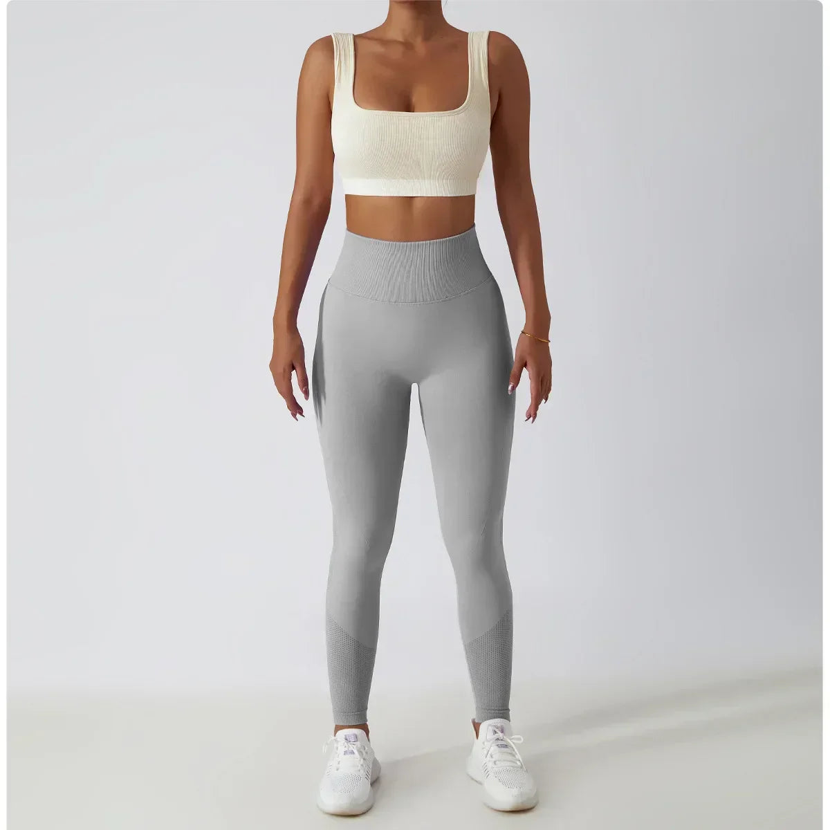 Seamless Scrunch-Butt Leggings - High-Waist Push-Up Yoga Pants