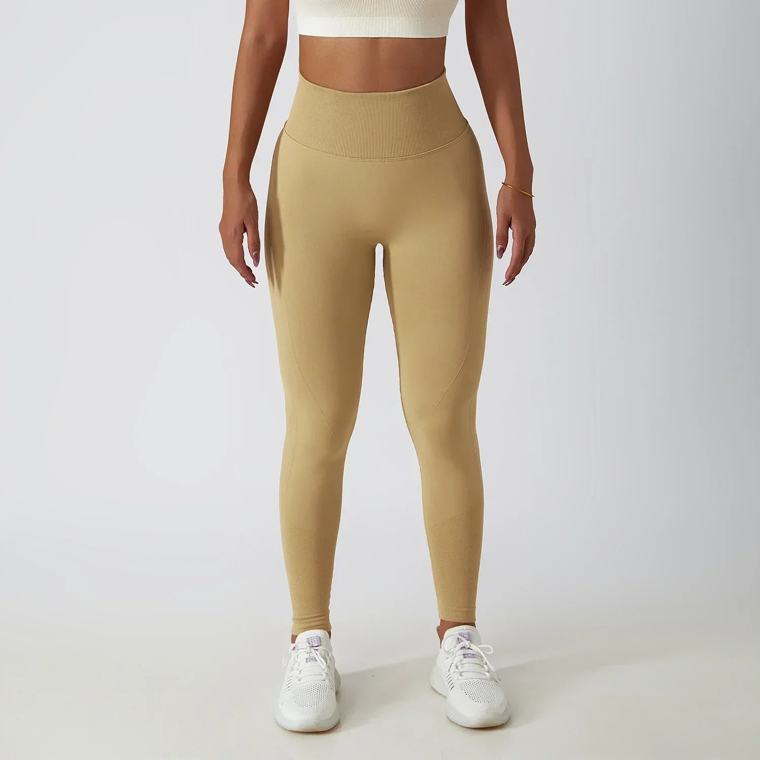 Seamless Scrunch-Butt Leggings - High-Waist Push-Up Yoga Pants