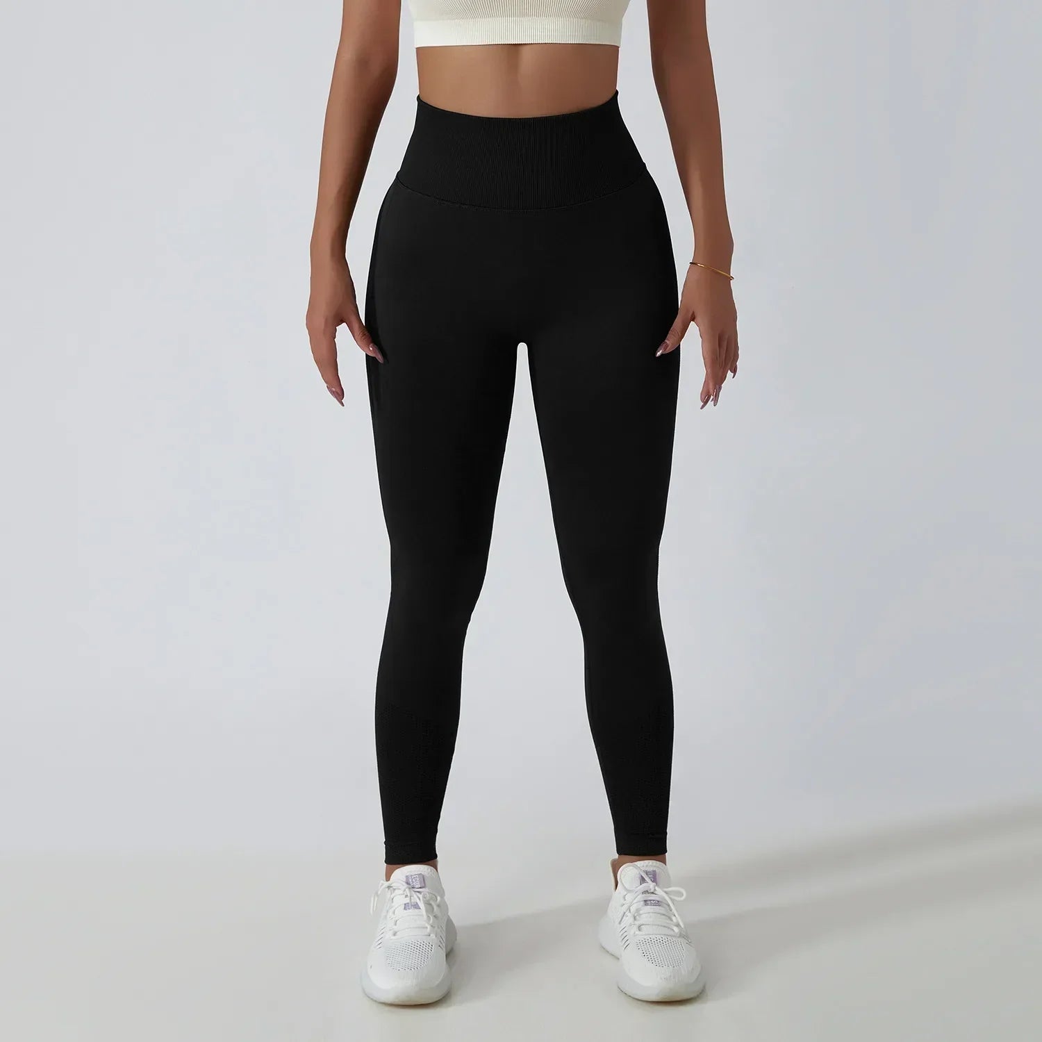 Seamless Scrunch-Butt Leggings - High-Waist Push-Up Yoga Pants