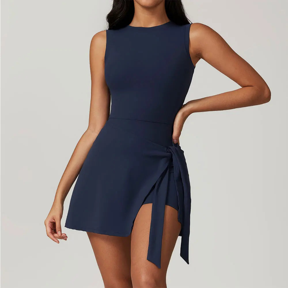 Backless One-Piece Romper - Women's Yoga & Gym Jumpsuit