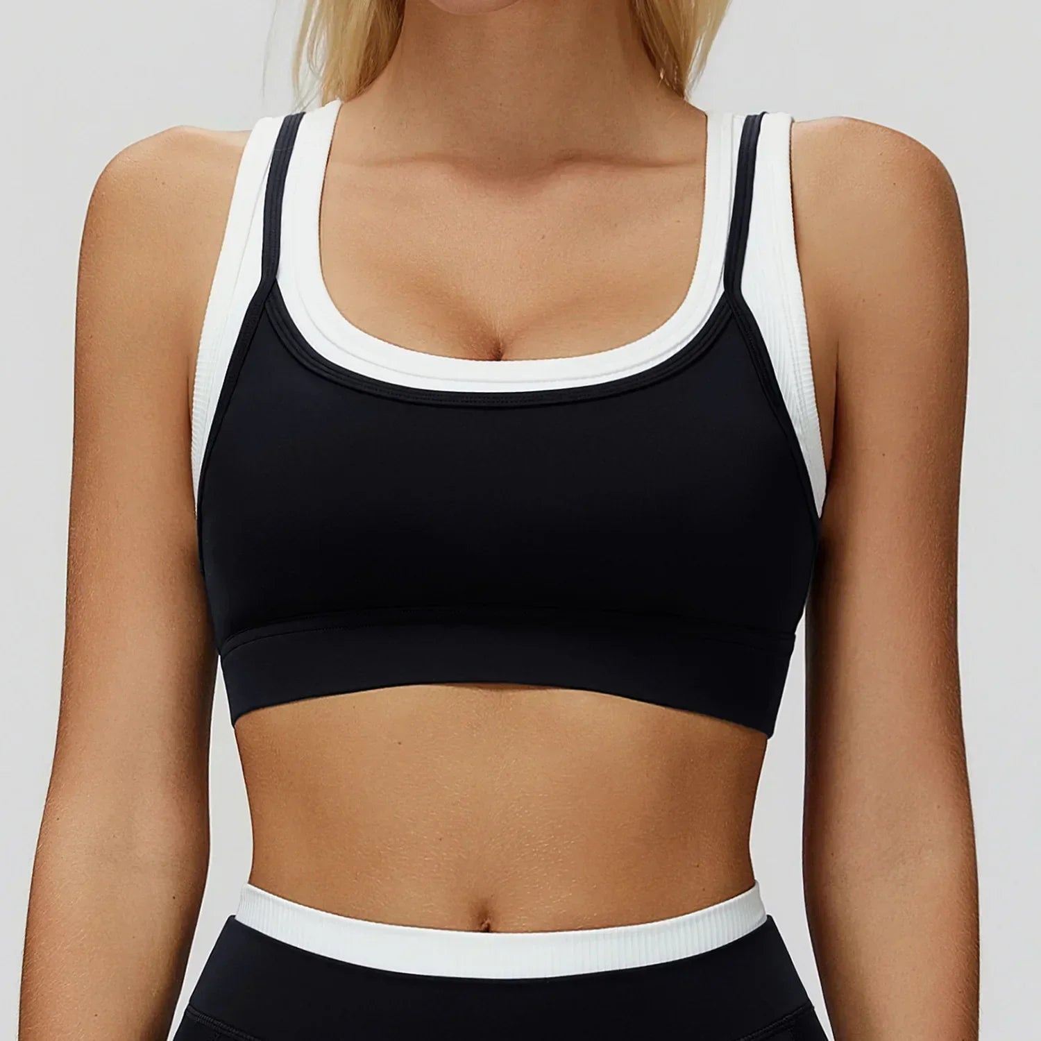 Shockproof Push-Up Sports Bra - Breathable Running Vest