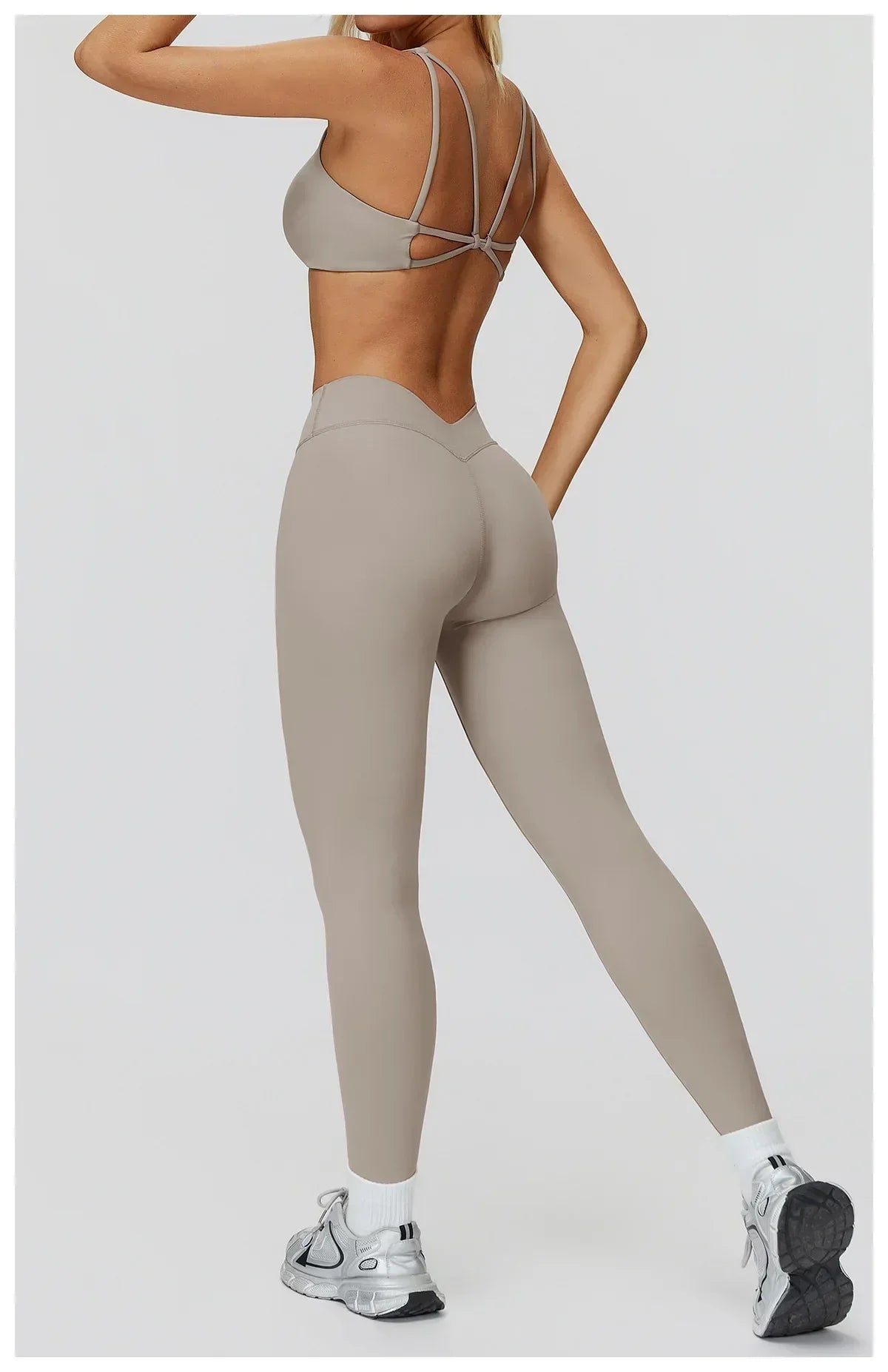 2-Piece Yoga Set - Women's Gym & Running Sportswear