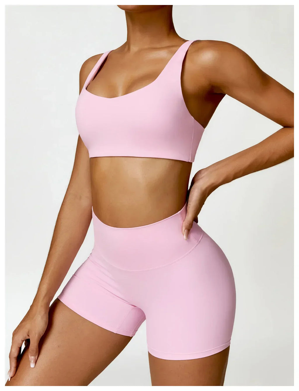 2-Piece Legging & Long Sleeve Set - Women's Yoga Tracksuit