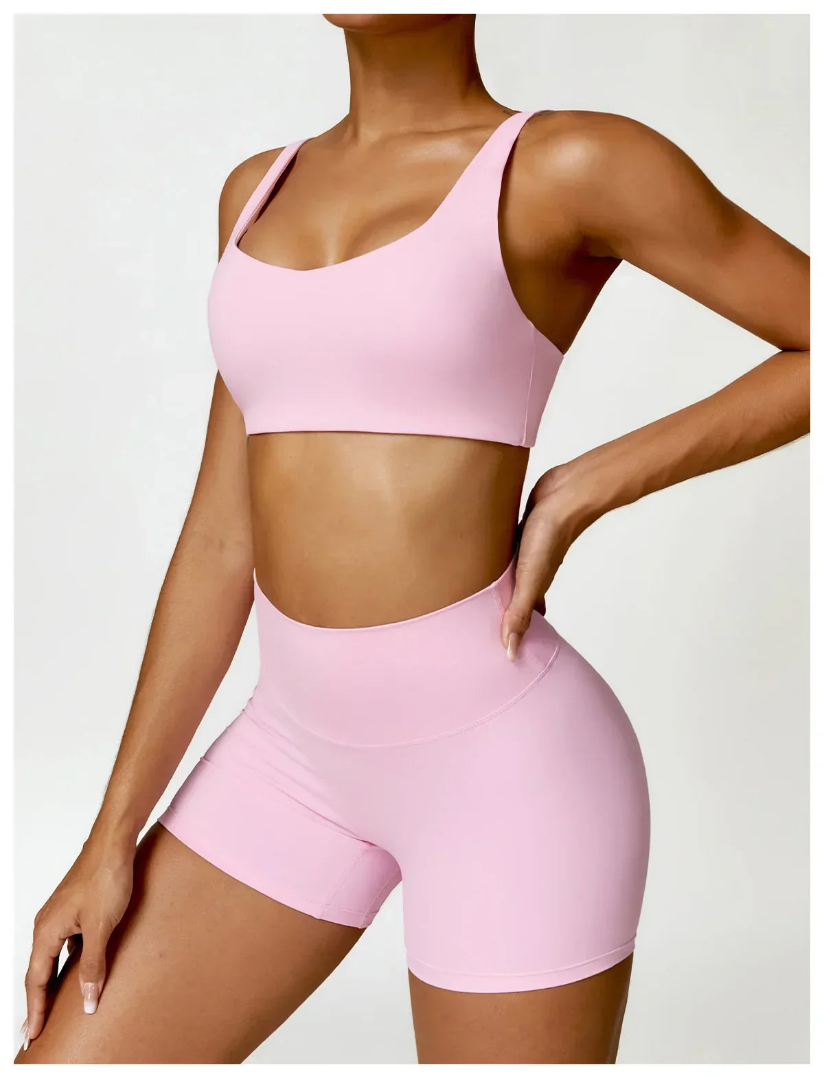 2-Piece Legging & Long Sleeve Set - Women's Yoga Tracksuit