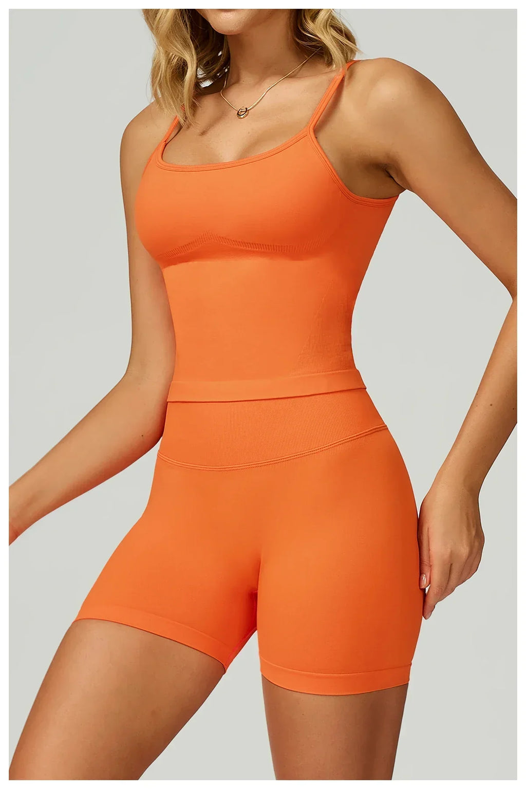 Seamless Padded Fitness Vest - Shockproof Pilates Bra