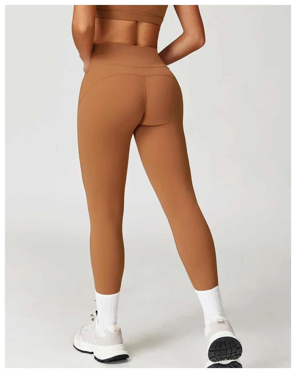 High-Waist Yoga Leggings - Breathable Running Tights