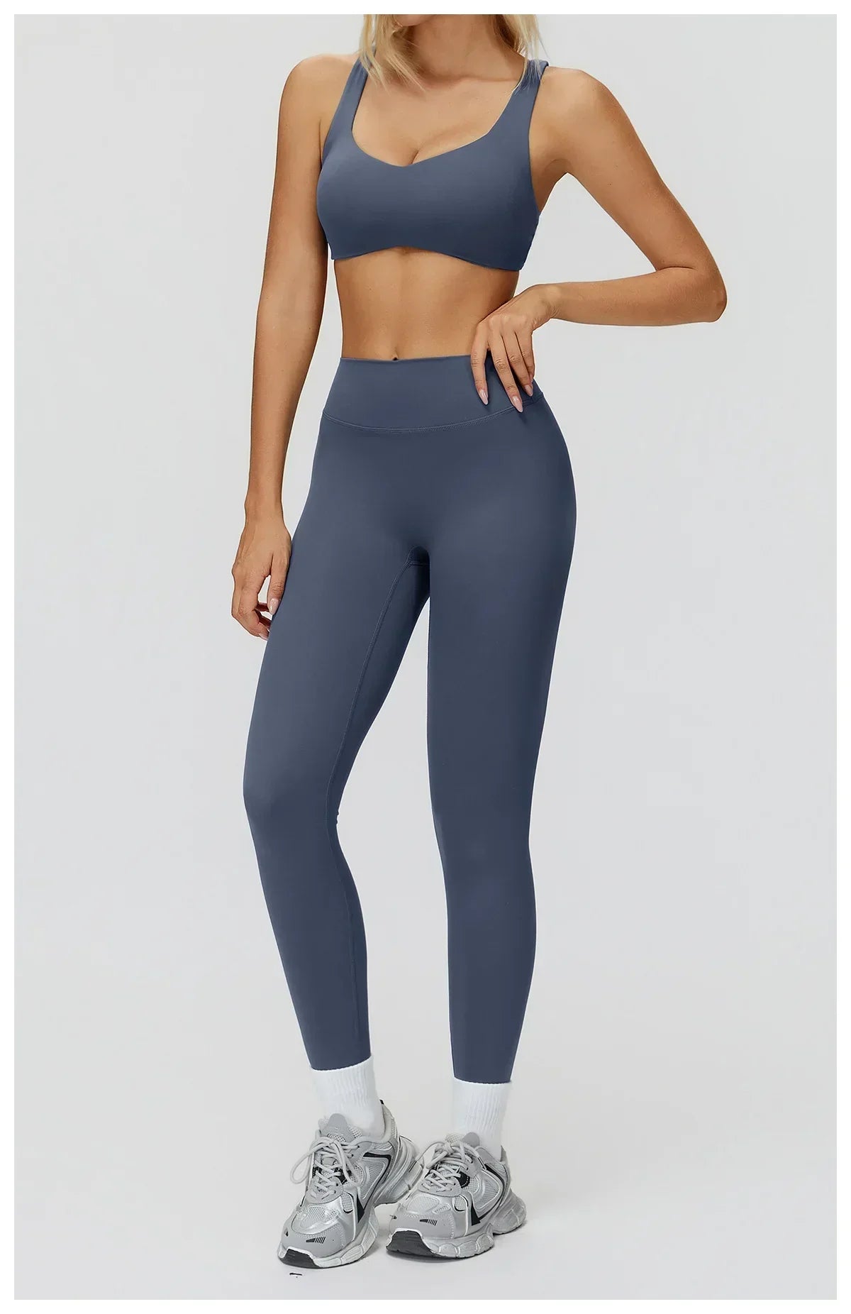 2-Piece Yoga Set - Women's Gym & Running Sportswear