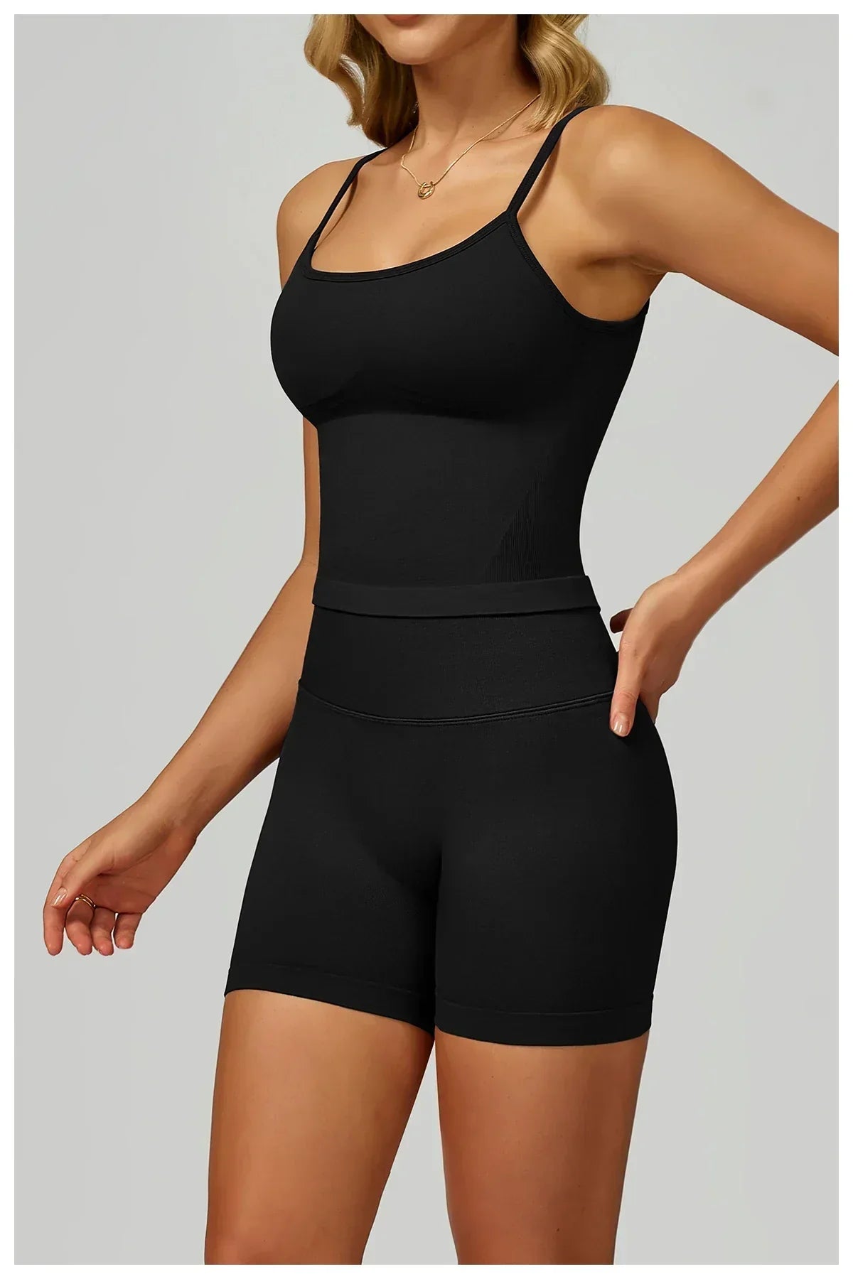 Seamless Padded Fitness Vest - Shockproof Pilates Bra