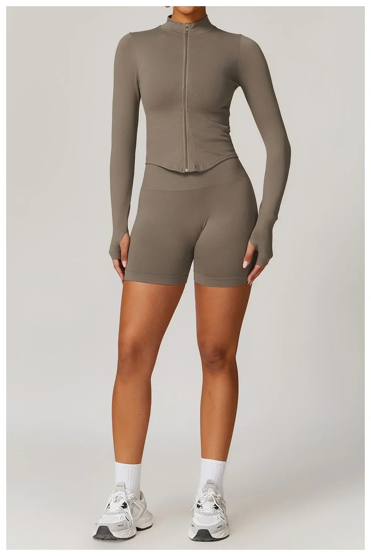 2-Piece Seamless Set - High-Waist Leggings & Top Tracksuit