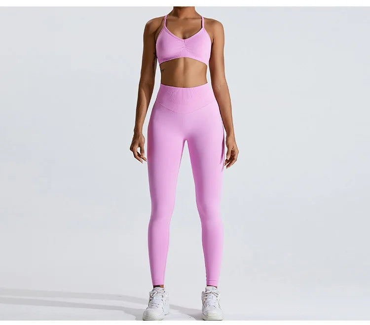 Scrunch Push-Up Sports Bra - Seamless Adjustable-Strap Tank