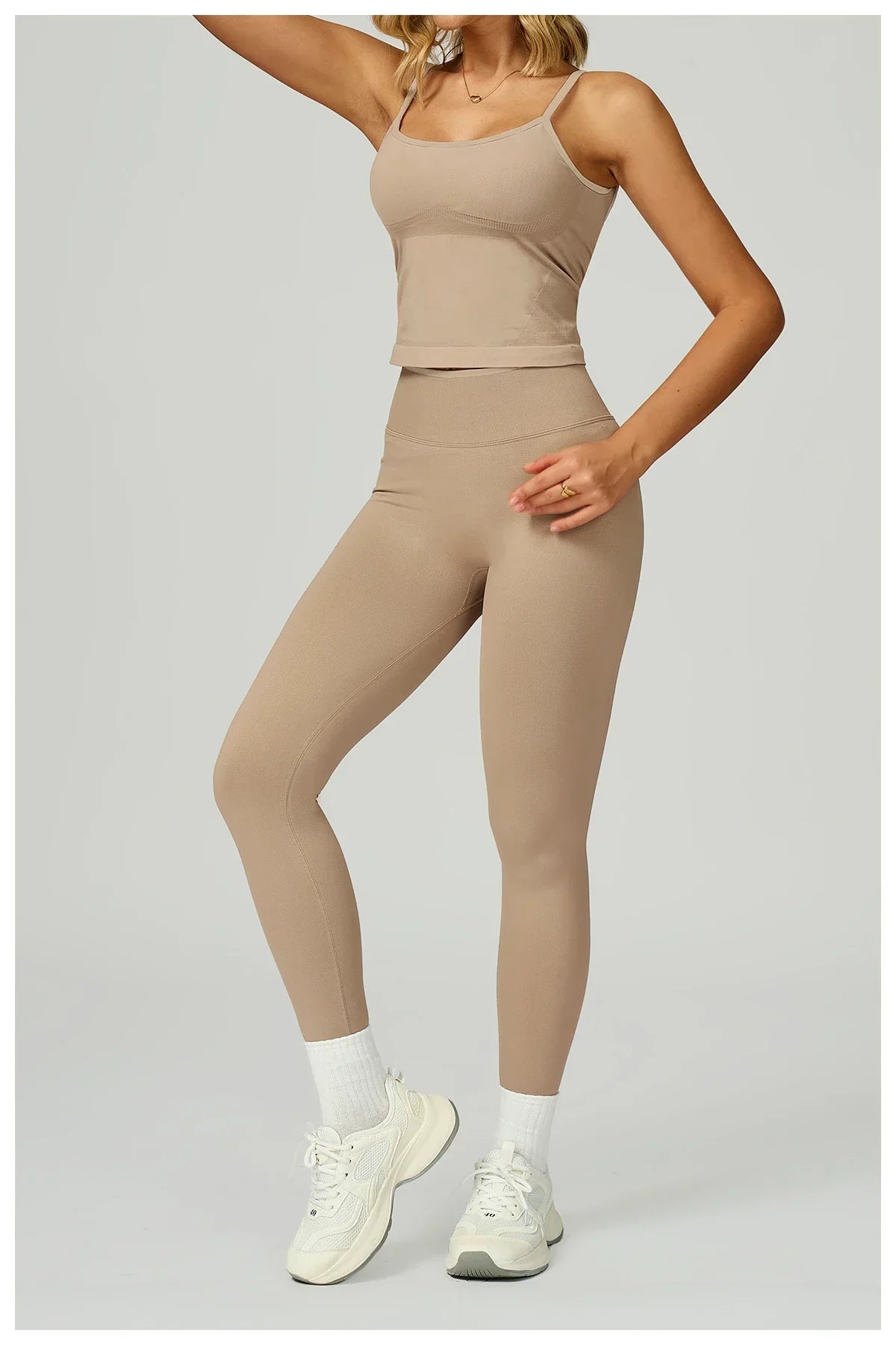 Seamless Padded Fitness Vest - Shockproof Pilates Bra