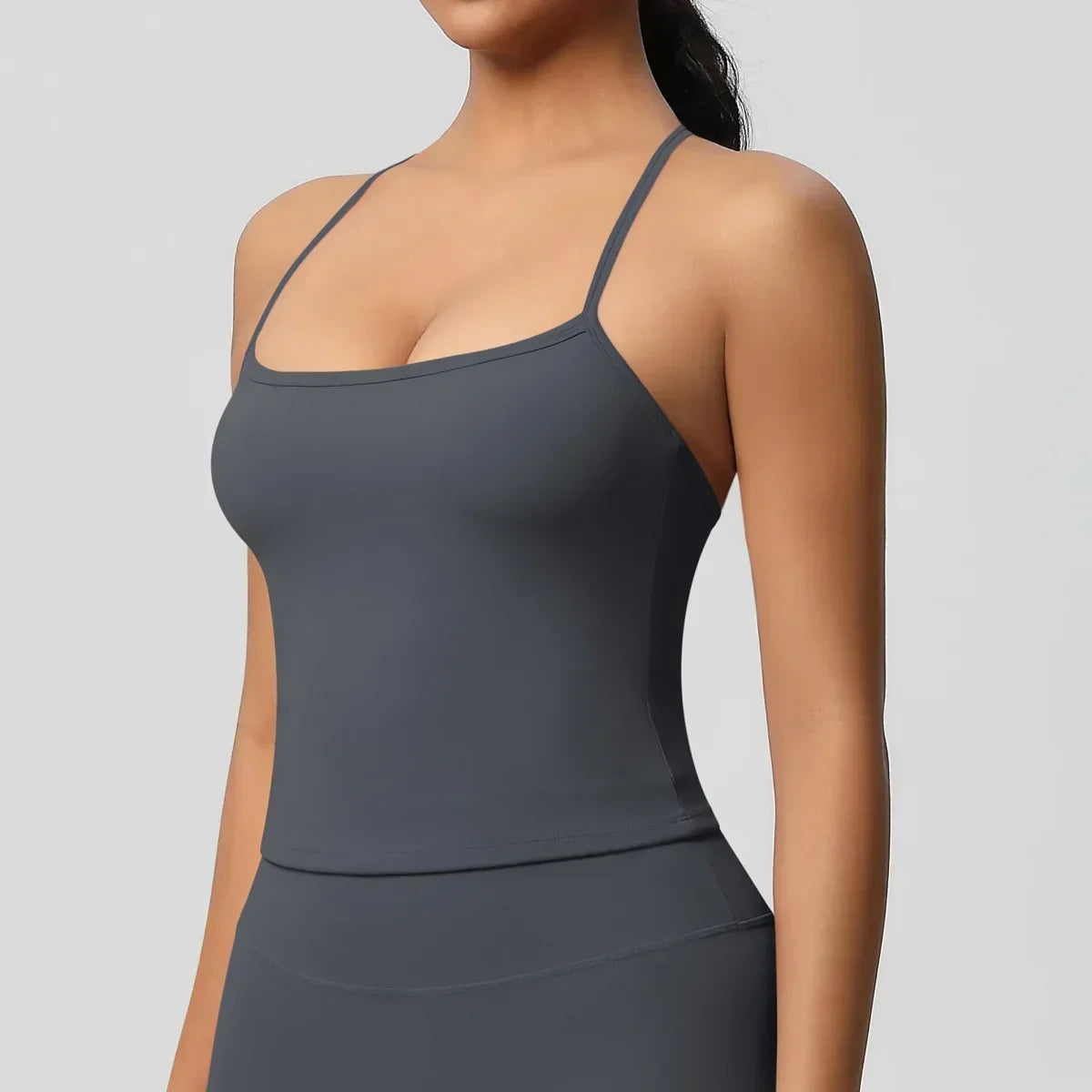 Push-Up Bralette Tank - Women's Training & Running Sports Bra