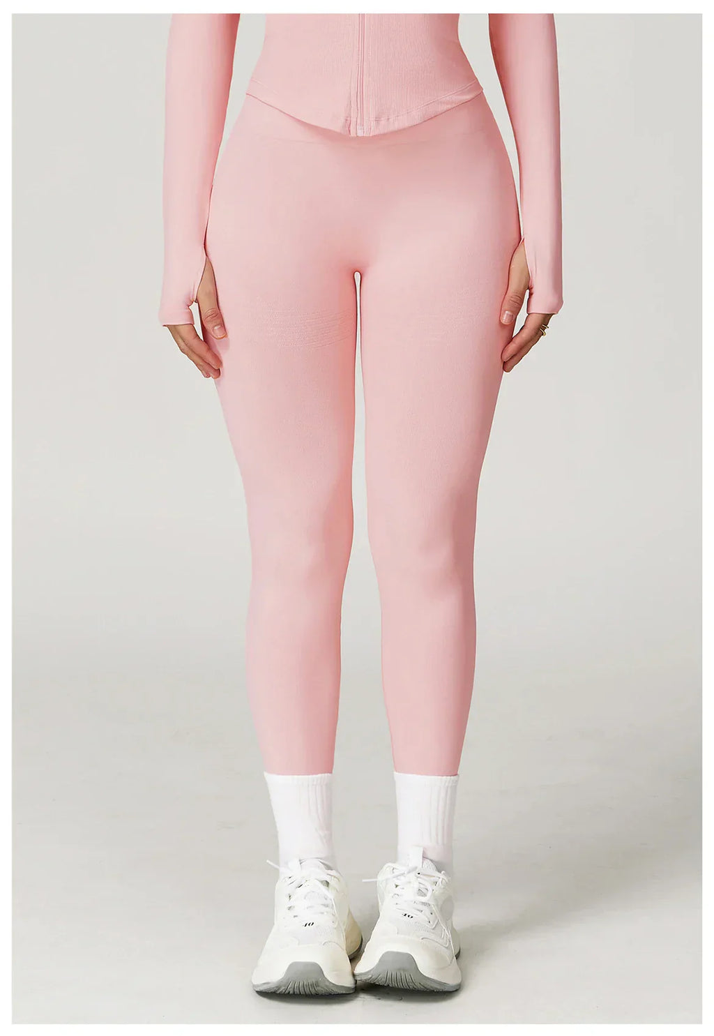 High-Waist Push-Up Leggings - Breathable Yoga & Running Tights