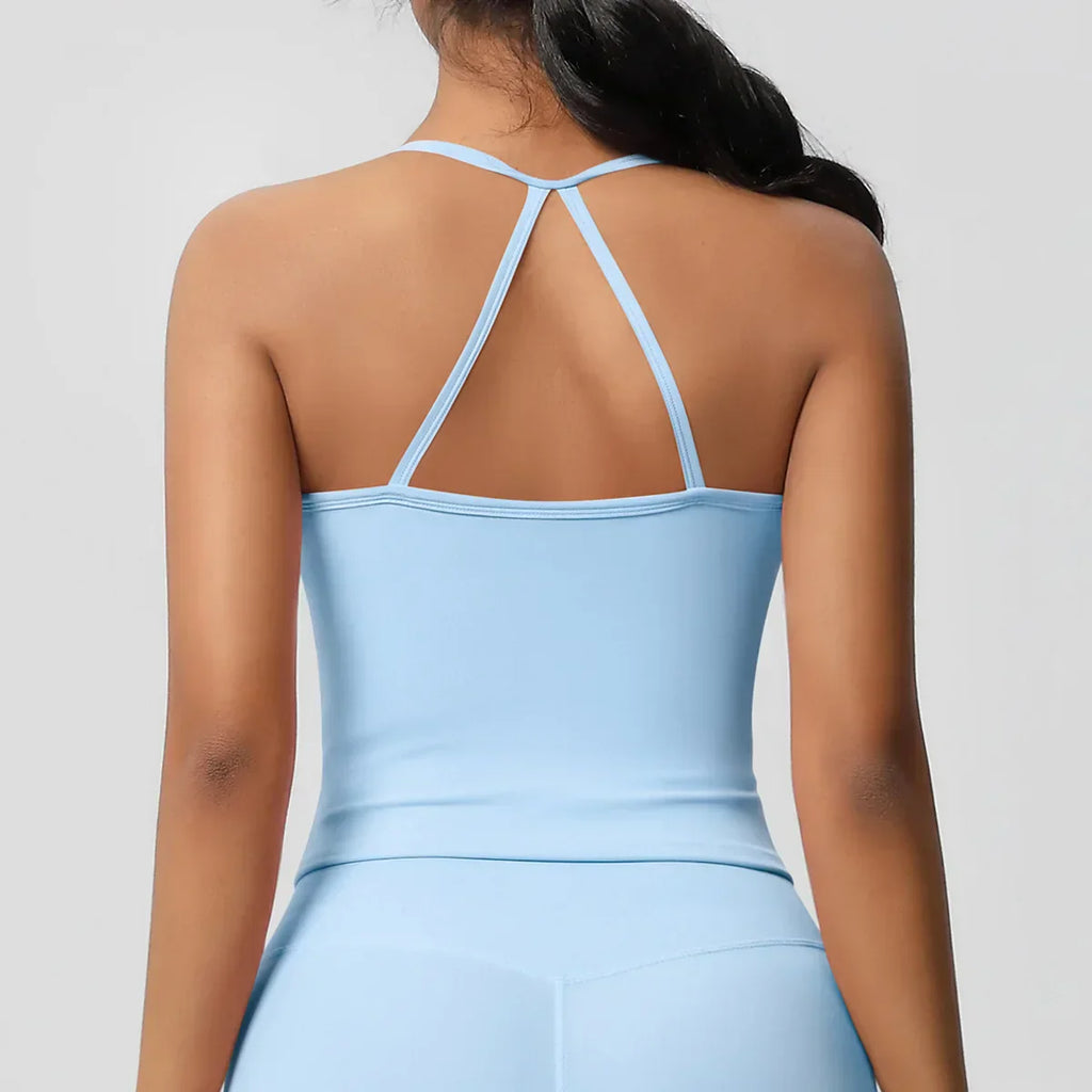 Push-Up Bralette Tank - Women's Training & Running Sports Bra