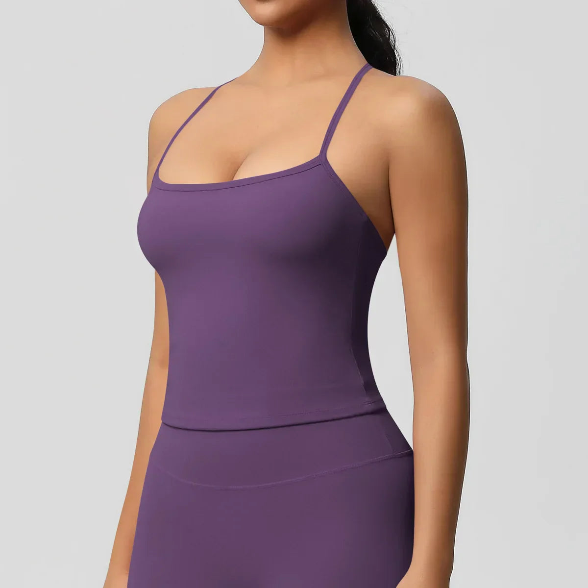 Push-Up Bralette Tank - Women's Training & Running Sports Bra