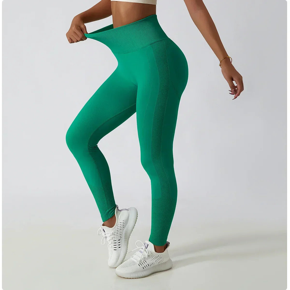 Seamless Scrunch-Butt Leggings - High-Waist Push-Up Yoga Pants