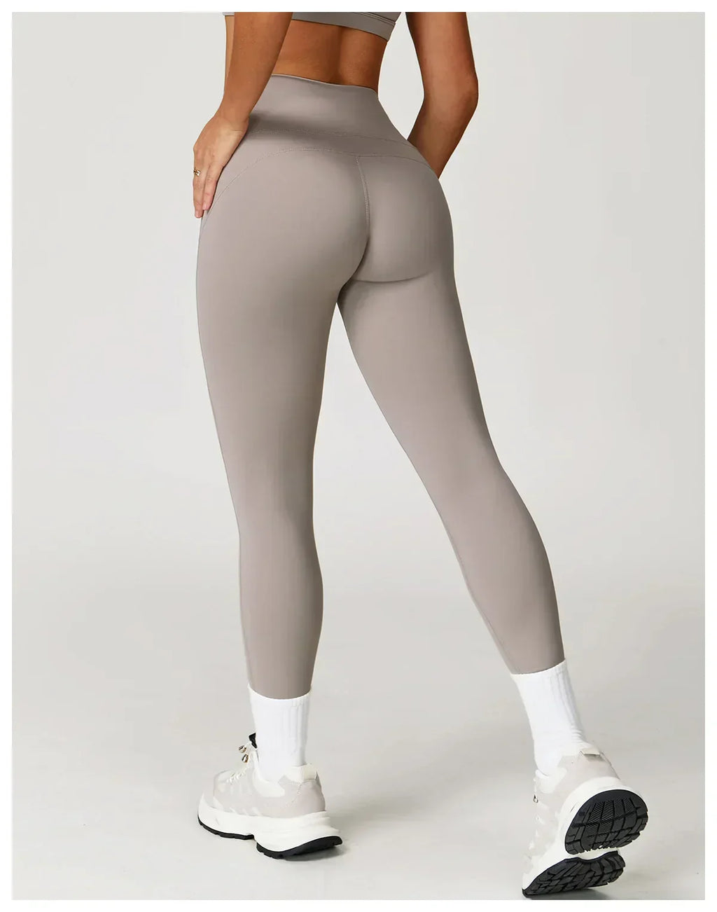 High-Waist Yoga Leggings - Breathable Running Tights