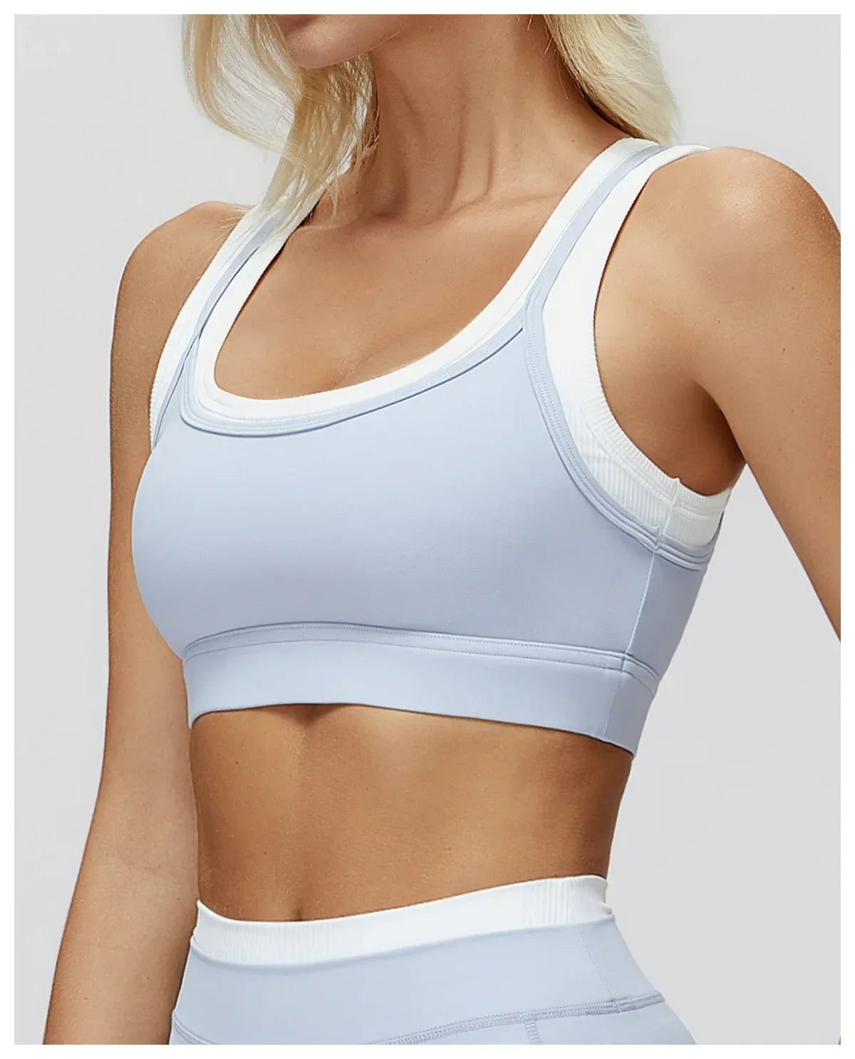 Shockproof Push-Up Sports Bra - Breathable Running Vest