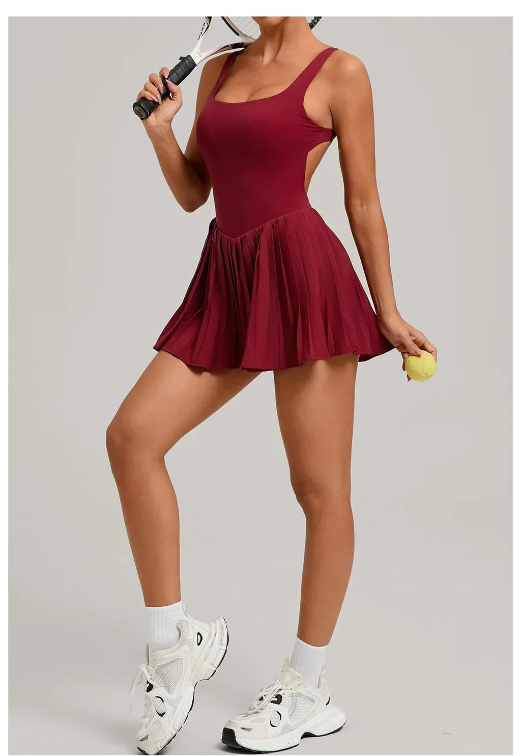 Quick-Dry Yoga Romper - Women's Push-Up Fitness Jumpsuit