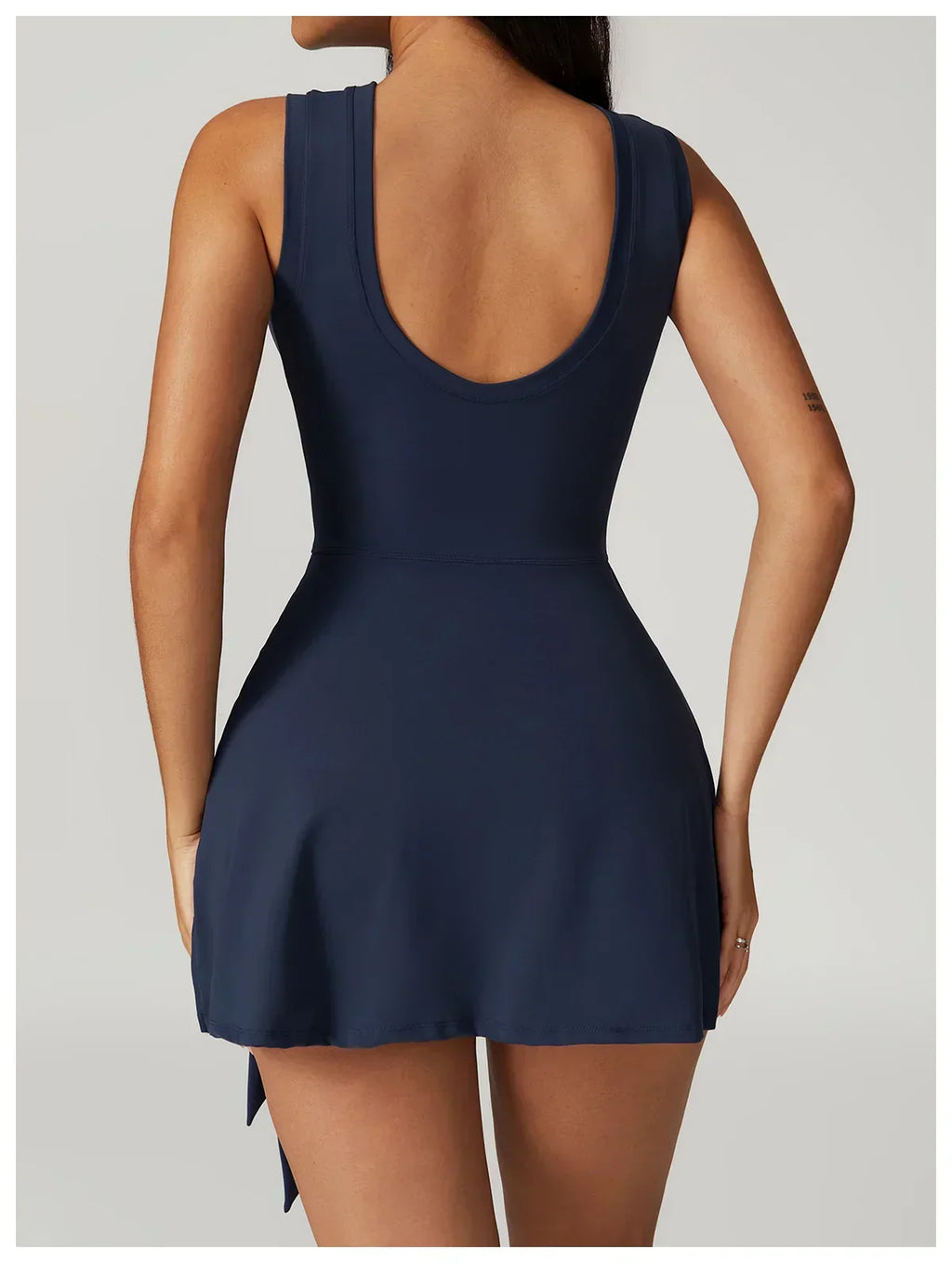 Backless One-Piece Romper - Women's Yoga & Gym Jumpsuit