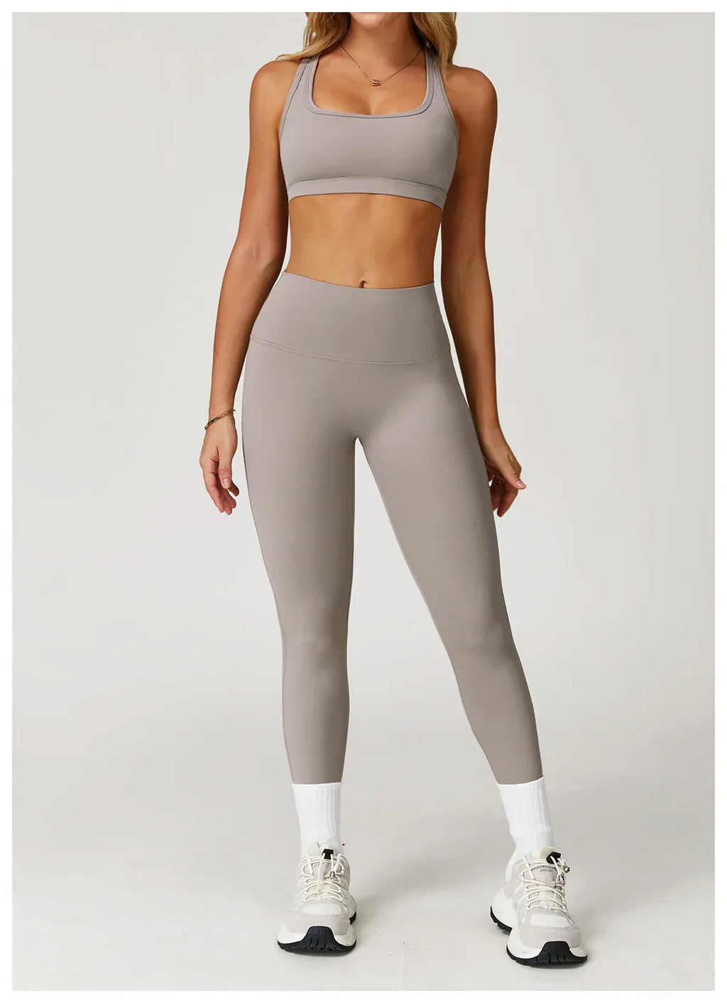 High-Waist Yoga Leggings - Breathable Running Tights