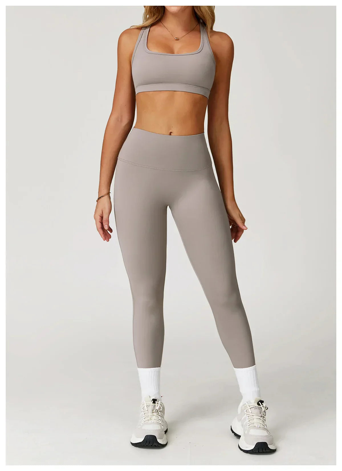 High-Waist Yoga Leggings - Breathable Running Tights