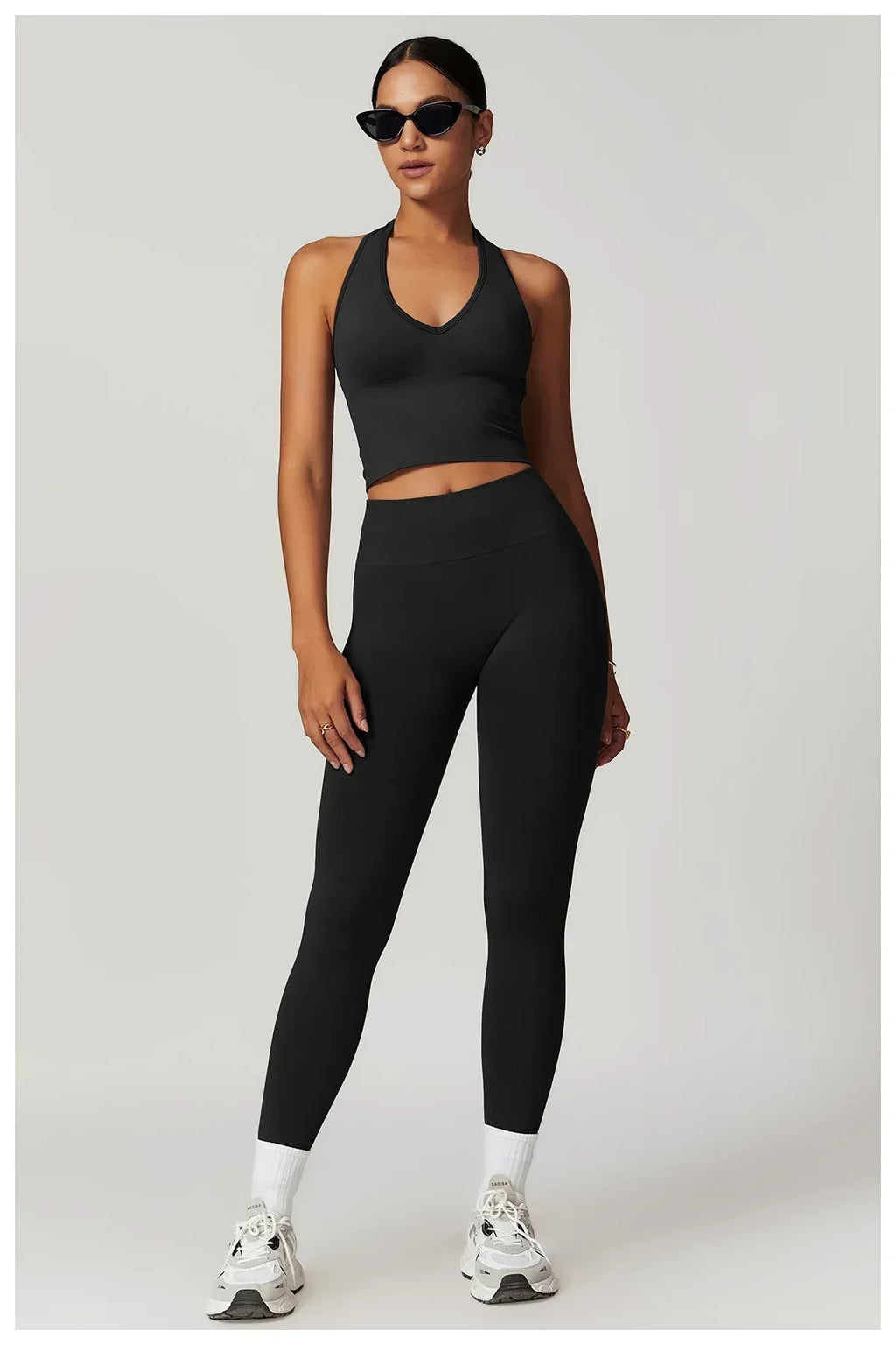 High-Waist Push-Up Leggings - Breathable Yoga & Running Tights