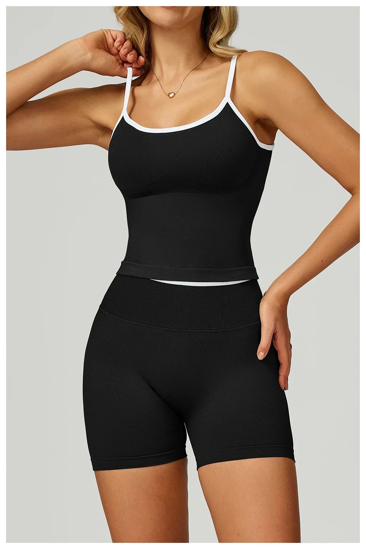 Seamless Padded Fitness Vest - Shockproof Pilates Bra