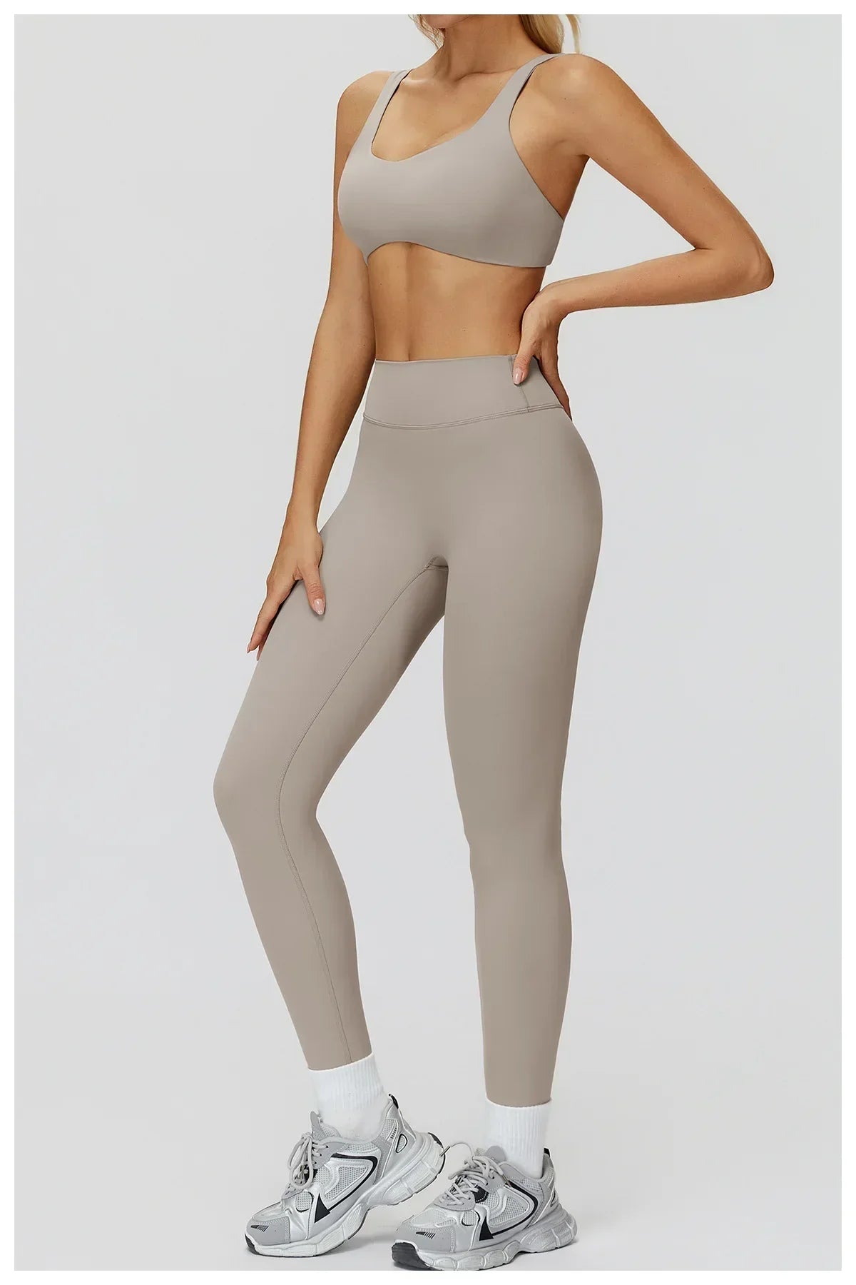 2-Piece Yoga Set - Women's Gym & Running Sportswear