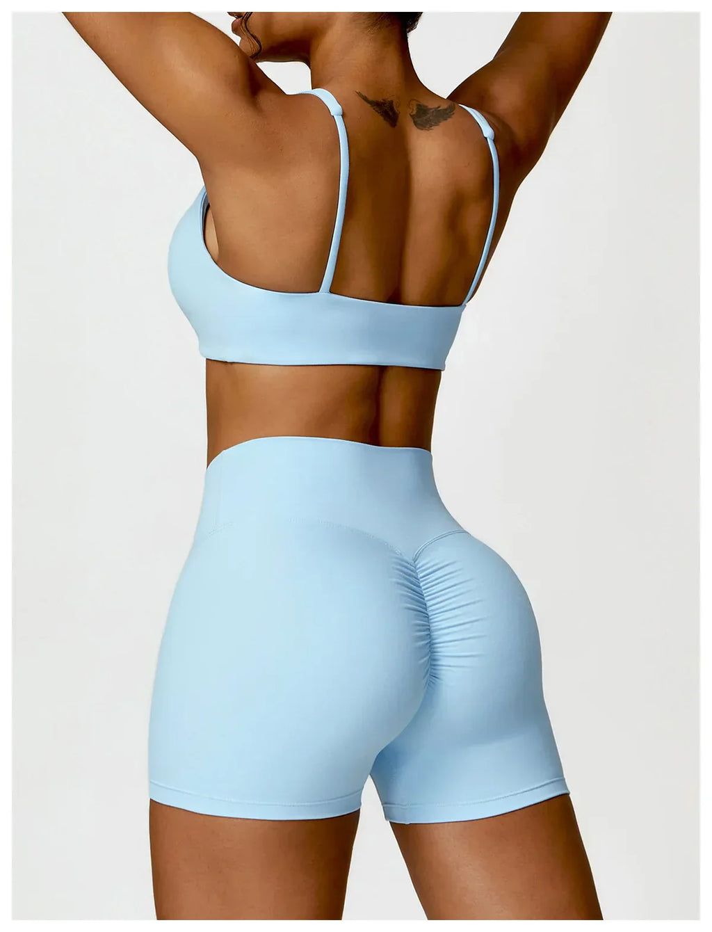 2-Piece Legging & Long Sleeve Set - Women's Yoga Tracksuit