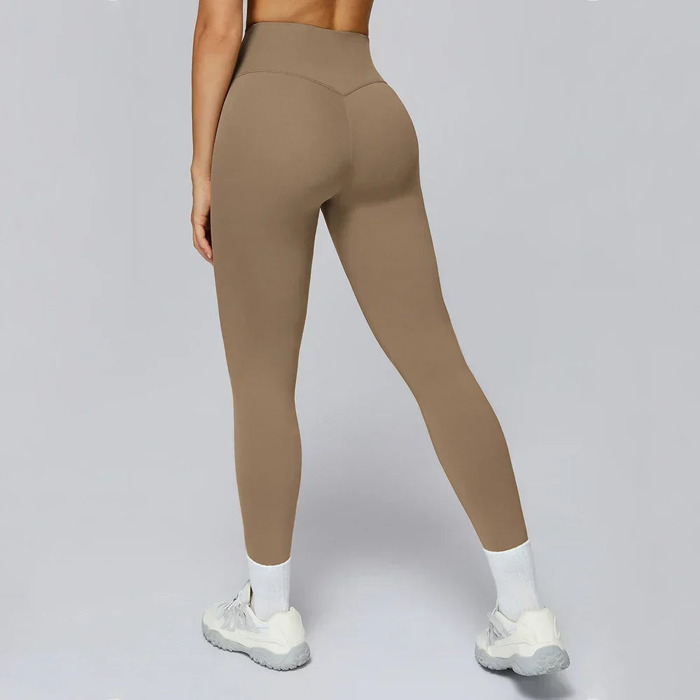 Push-Up High-Waist Leggings - Breathable Yoga & Cycling Tights