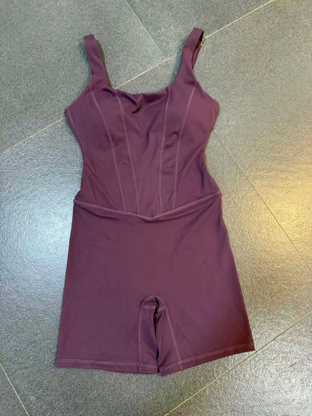 Backless Bodycon Romper - Women's Push-Up Workout Jumpsuit