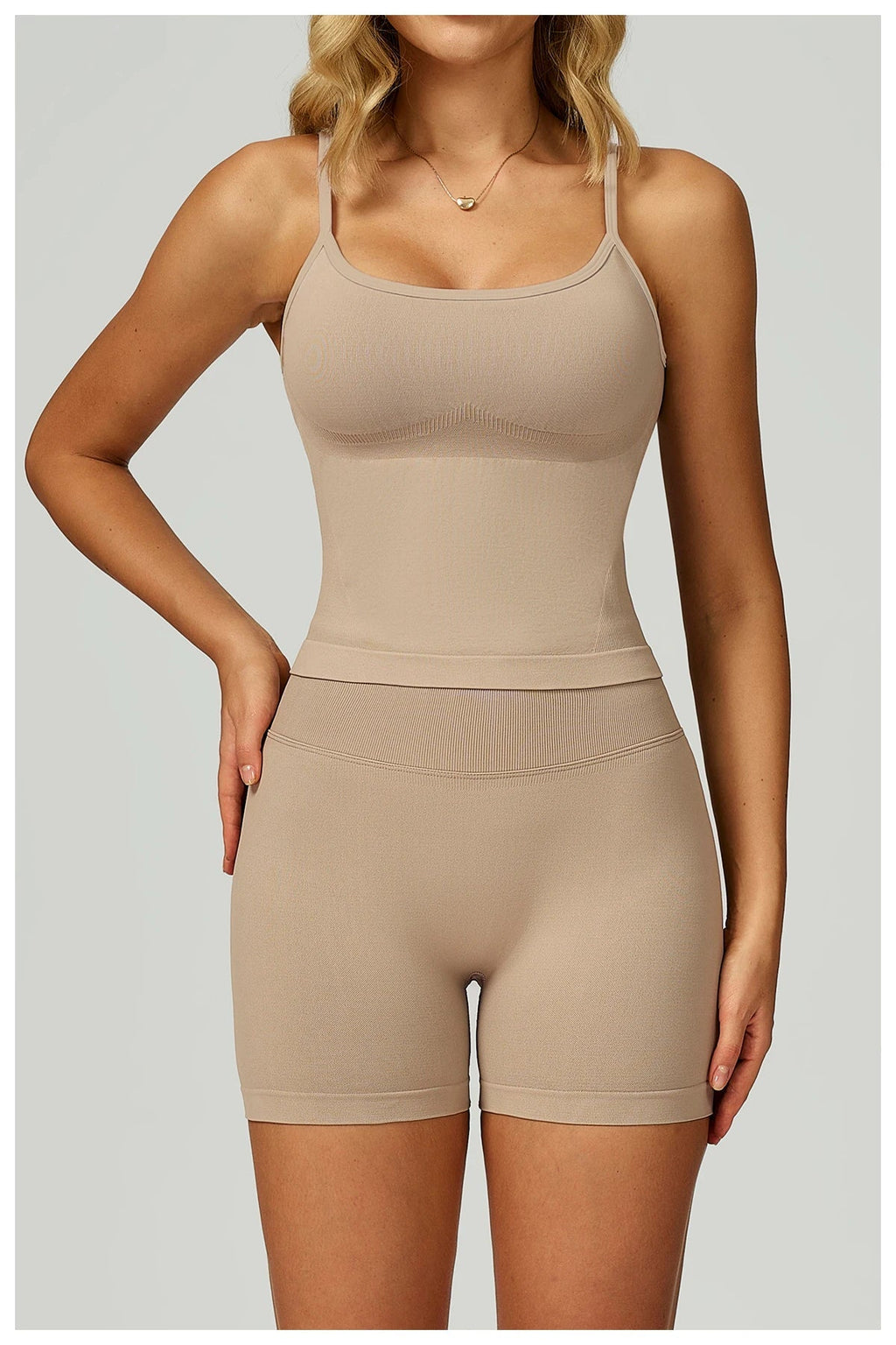 Seamless Padded Fitness Vest - Shockproof Pilates Bra