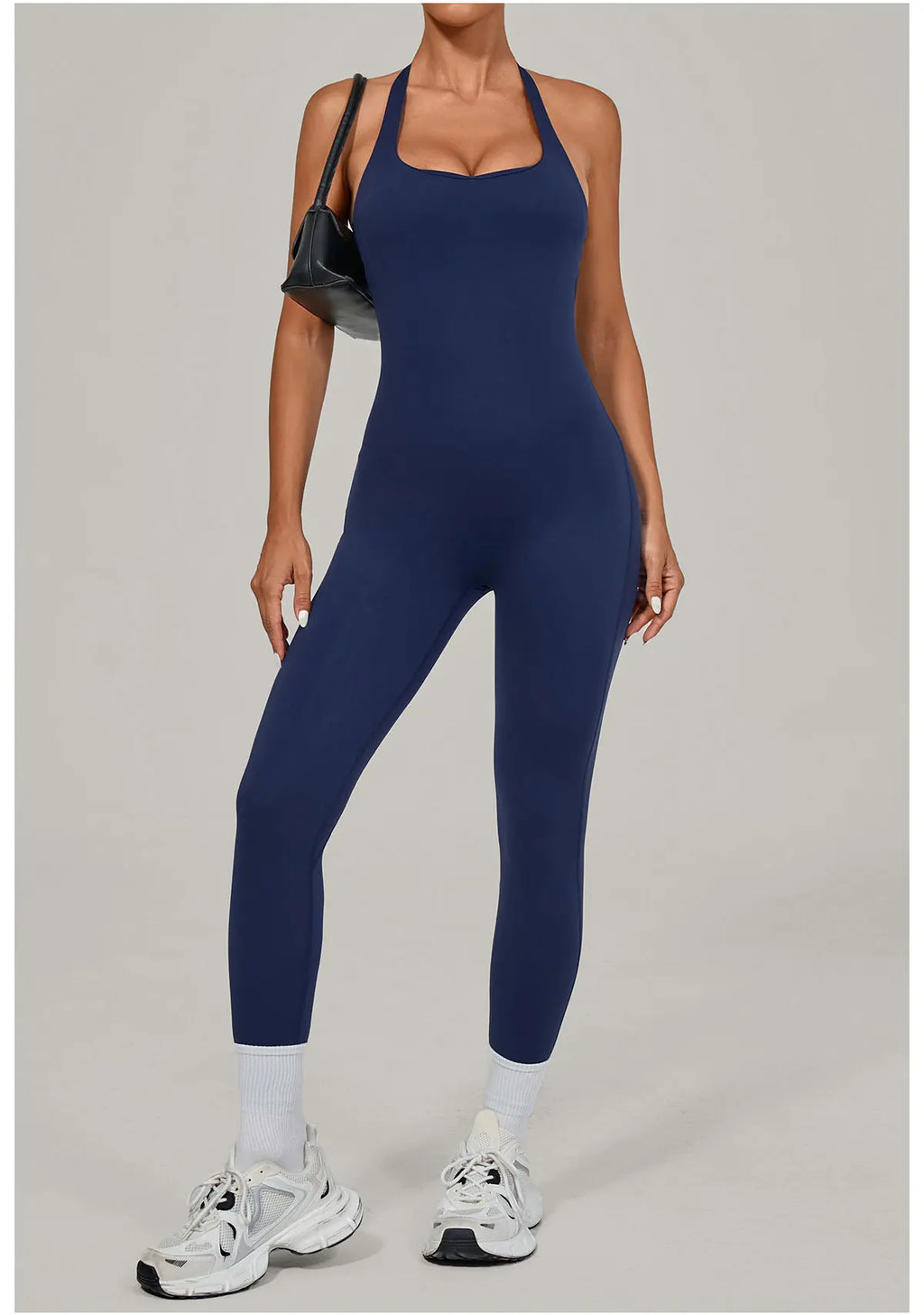 Push-Up Yoga Overalls - Women's Fitness Jumpsuit Set