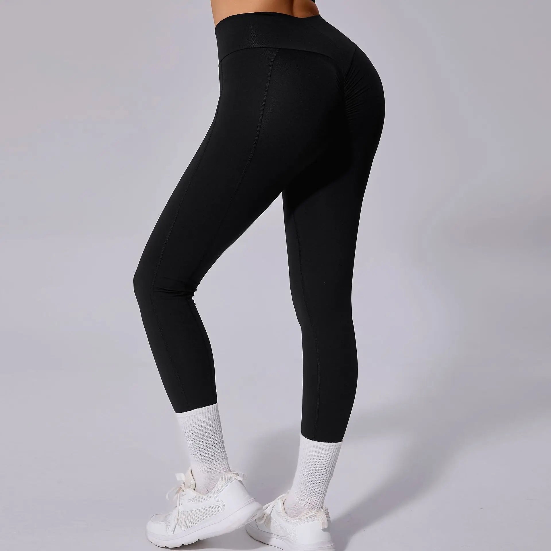 Breathable High-Waist Leggings - Women's Yoga & Running Tights