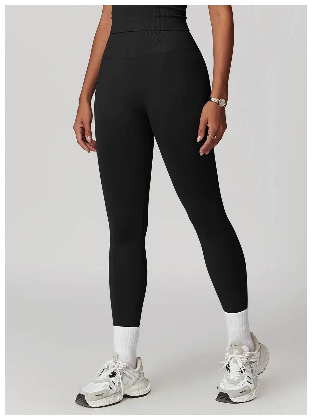 High-Waist Push-Up Leggings - Breathable Yoga & Running Tights